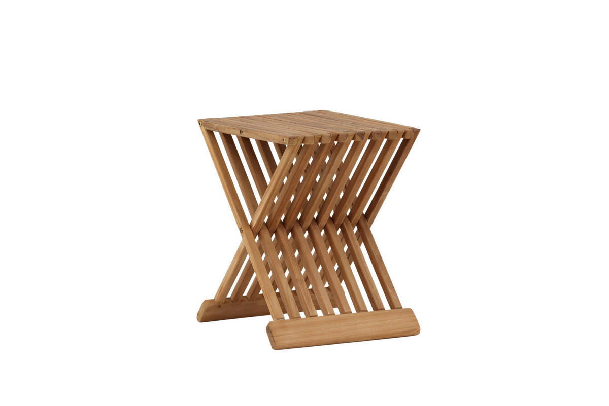 GARTENTISCH 40/40/43 cm  - Hellbraun, MODERN, Holz (40/40/43cm) - Gardena