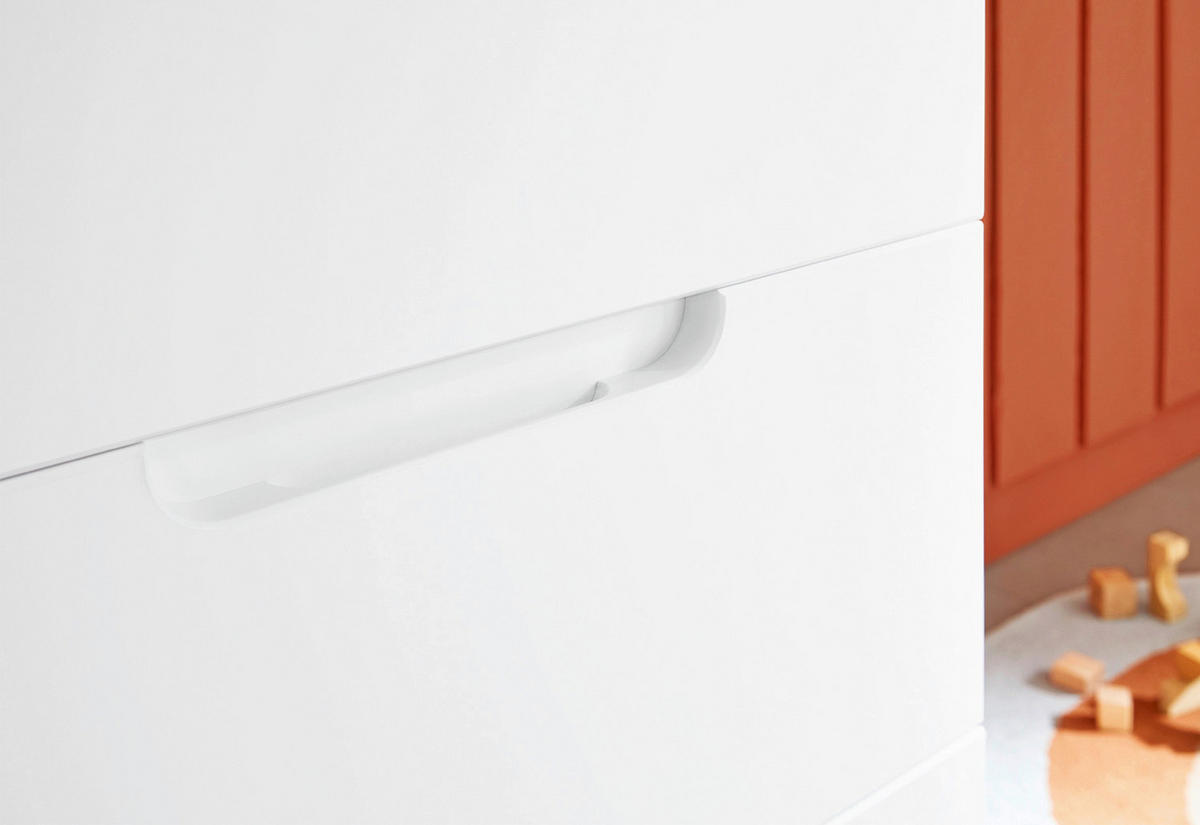 BABYZIMMER BRIDGE  - Eschefarben/Weiß, Design, Holz/Holzwerkstoff - Pinolino