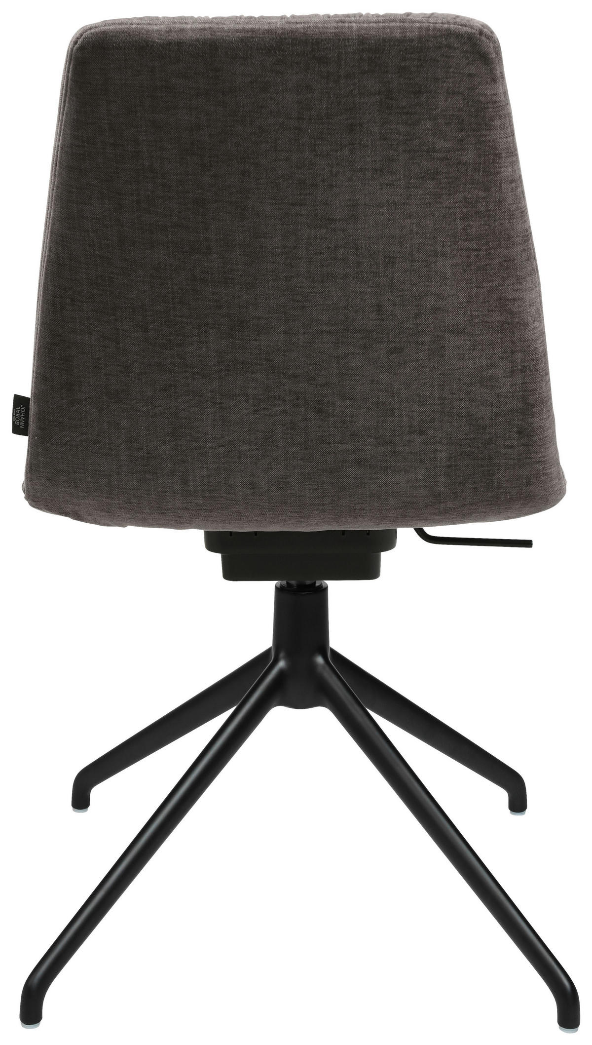 STUHL  in Stahl Flachgewebe  - Taupe, Design, Textil/Metall (46/85-88/55cm) - Johann Jakob