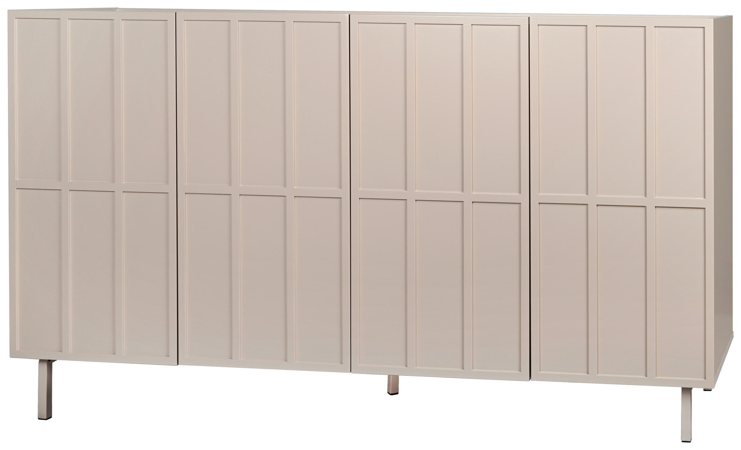 SIDEBOARD  in 160/89/40 cm  - Braun, Design, Holzwerkstoff/Metall (160/89/40cm) - Livetastic