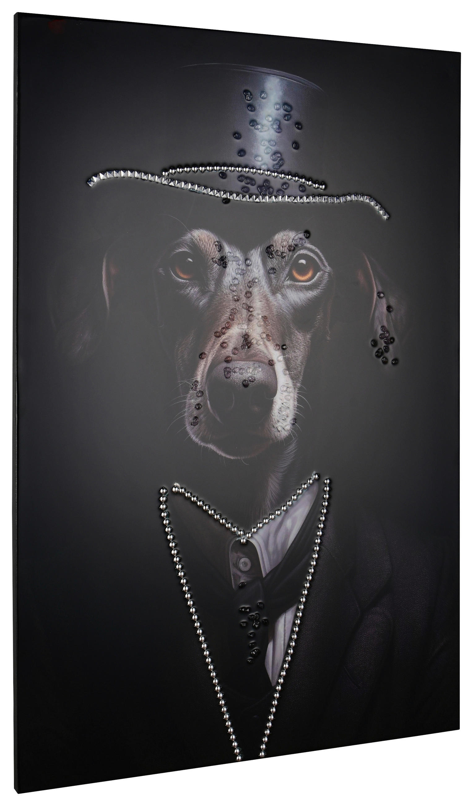 BILD Tiere  - Multicolor/Schwarz, Design, Holz/Kunststoff (60/90cm)