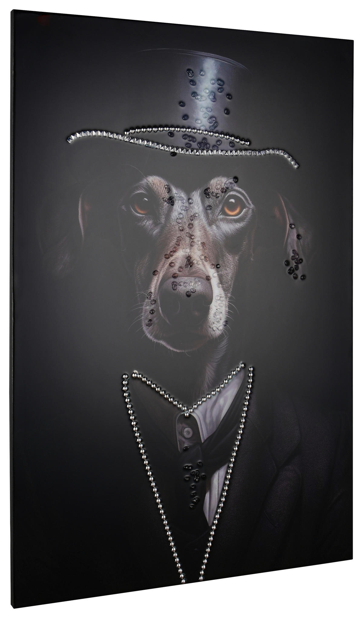 BILD Tiere  - Multicolor/Schwarz, Design, Holz/Kunststoff (60/90cm)