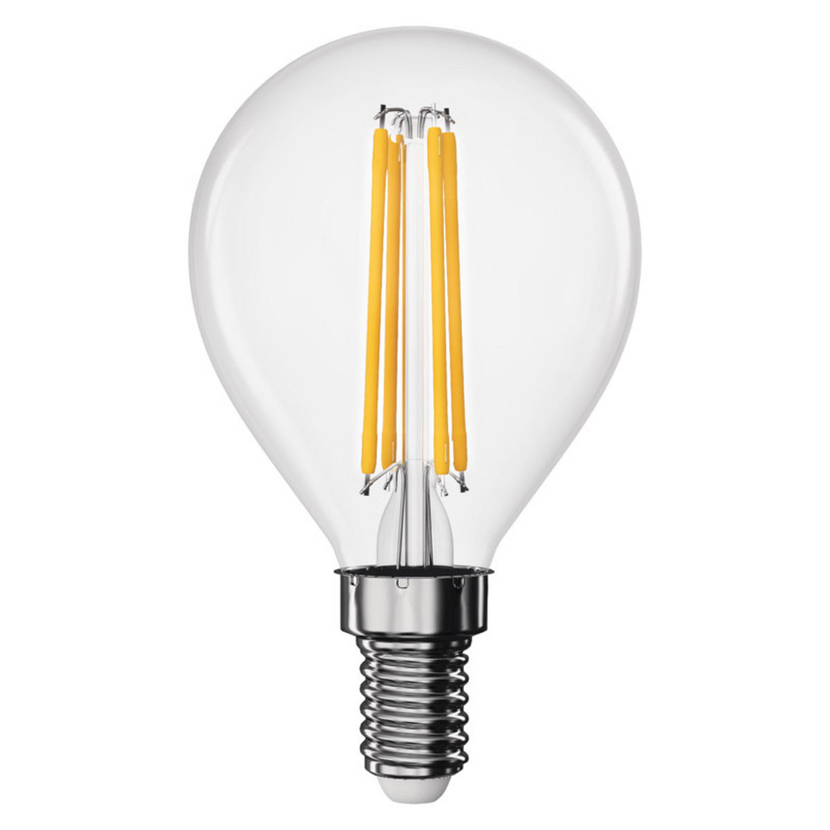 FILAMENTOVÁ LED ŽÁROVKA E14 - Basics, plast (4.5/4.5/8cm)