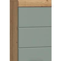 WASCHBECKENUNTERSCHRANK 60/56/34 cm  - Salbeigrün/Schwarz, MODERN, Holzwerkstoff/Kunststoff (60/56/34cm) - MID.YOU