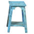 BLUMENTISCH Holz Altholz massiv - Blau, Design, Holz (28/50/28cm) - Carryhome