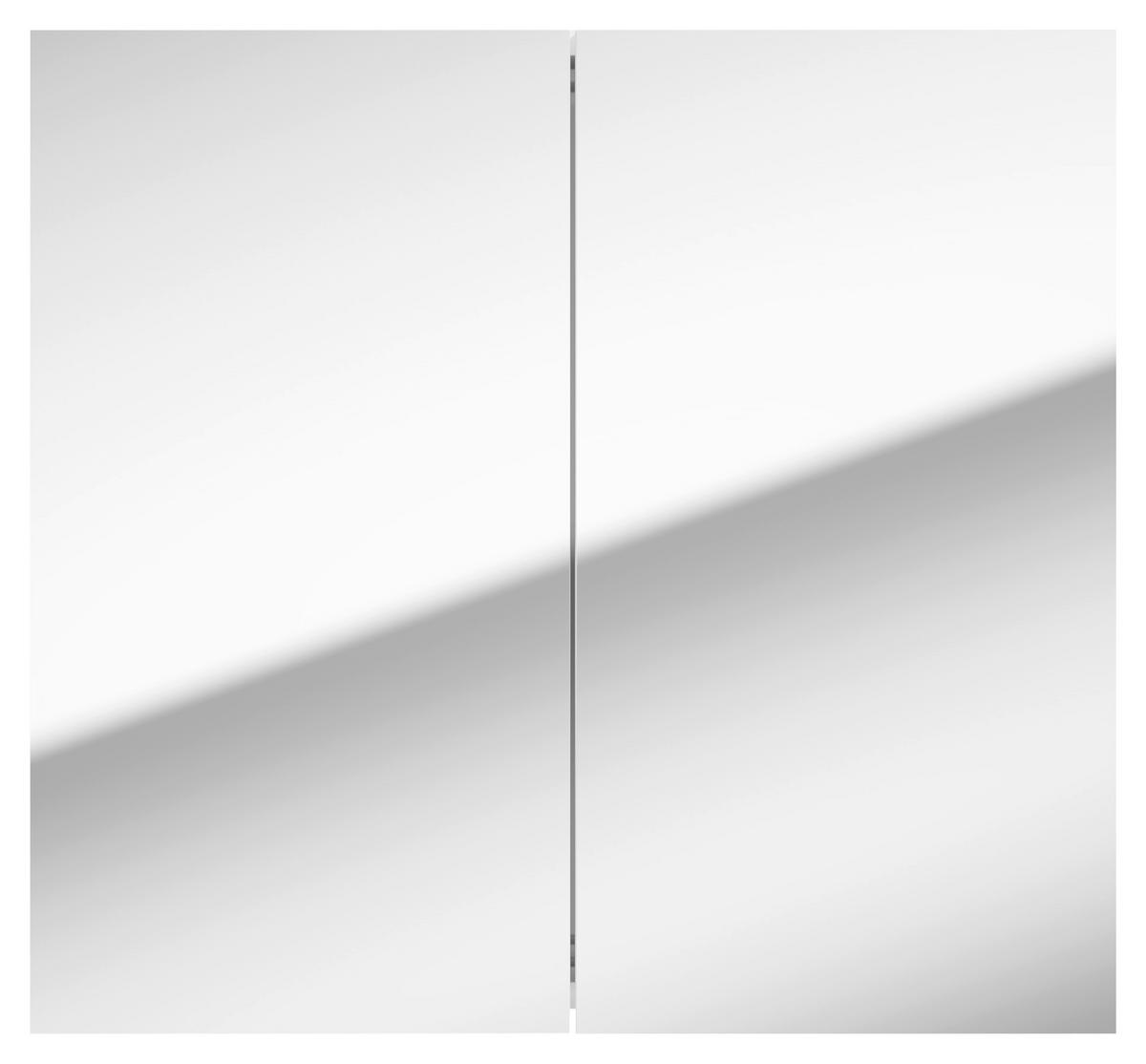 SPIEGELSCHRANK 65/60/15 cm  - Weiß, Basics, Glas/Holzwerkstoff (65/60/15cm) - MID.YOU