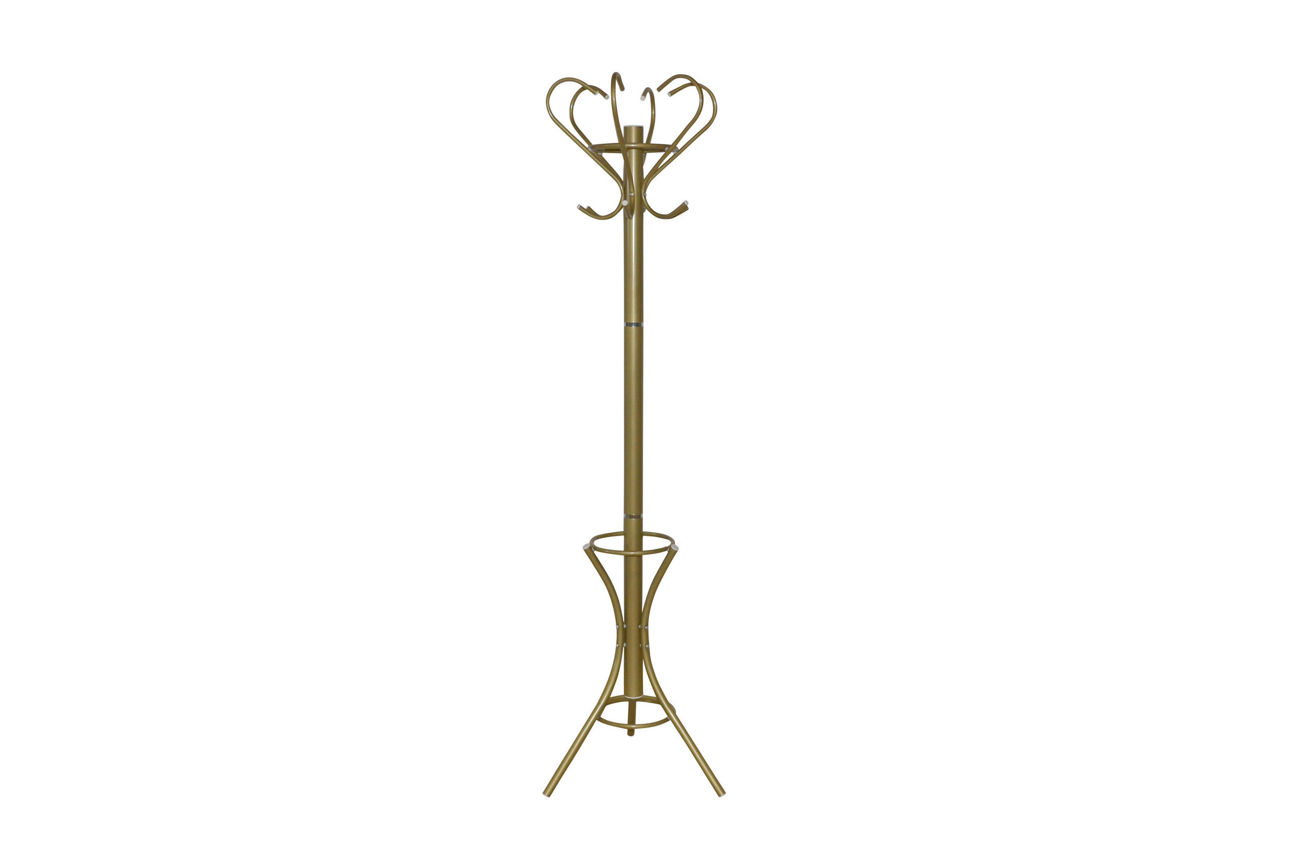 GARDEROBENSTÄNDER in Goldfarben 47/178/47 cm   - Goldfarben, Design, Metall (47/178/47cm) - MID.YOU