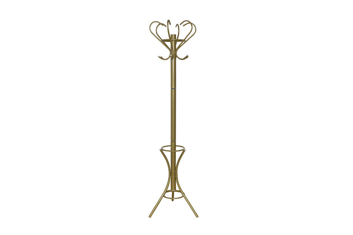 GARDEROBENSTÄNDER in Goldfarben 47/178/47 cm   - Goldfarben, Design, Metall (47/178/47cm) - MID.YOU