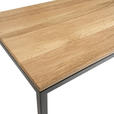 COUCHTISCH in Holz, Metall 100/60/41 cm  - Eichefarben/Schwarz, Design, Holz/Metall (100/60/41cm) - Johann Jakob