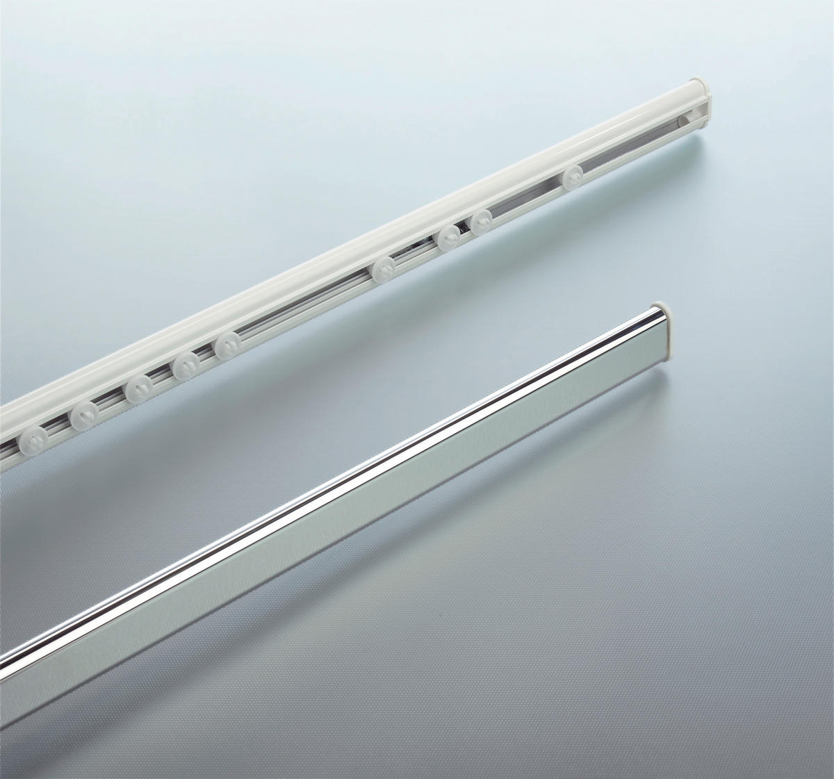 DUSCHVORHANGSTANGE SURPRISE 125-210 cm  - Weiß, Basics, Metall (125-210cm) - Spirella