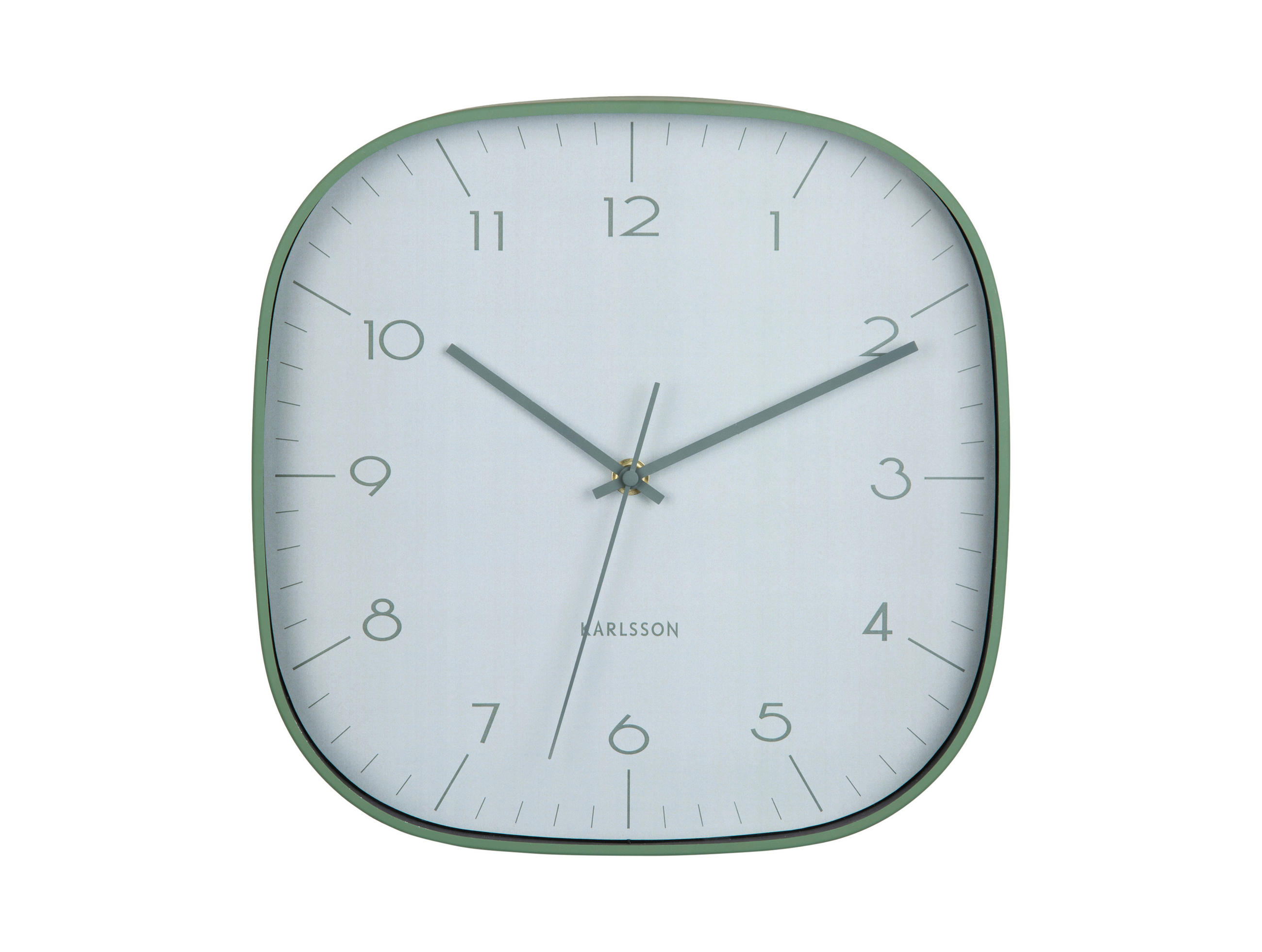 Karlsson NÁSTĚNNÉ HODINY zelená 29 cm