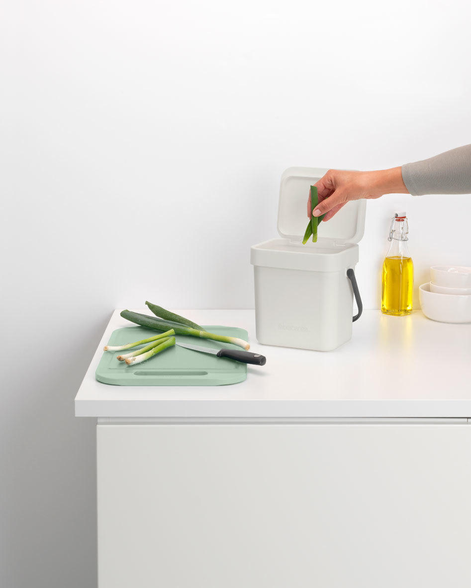 ABFALLEIMER SORT & GO 3 L  - Grau, Basics, Kunststoff (18.8/18.1/13.9cm) - Brabantia