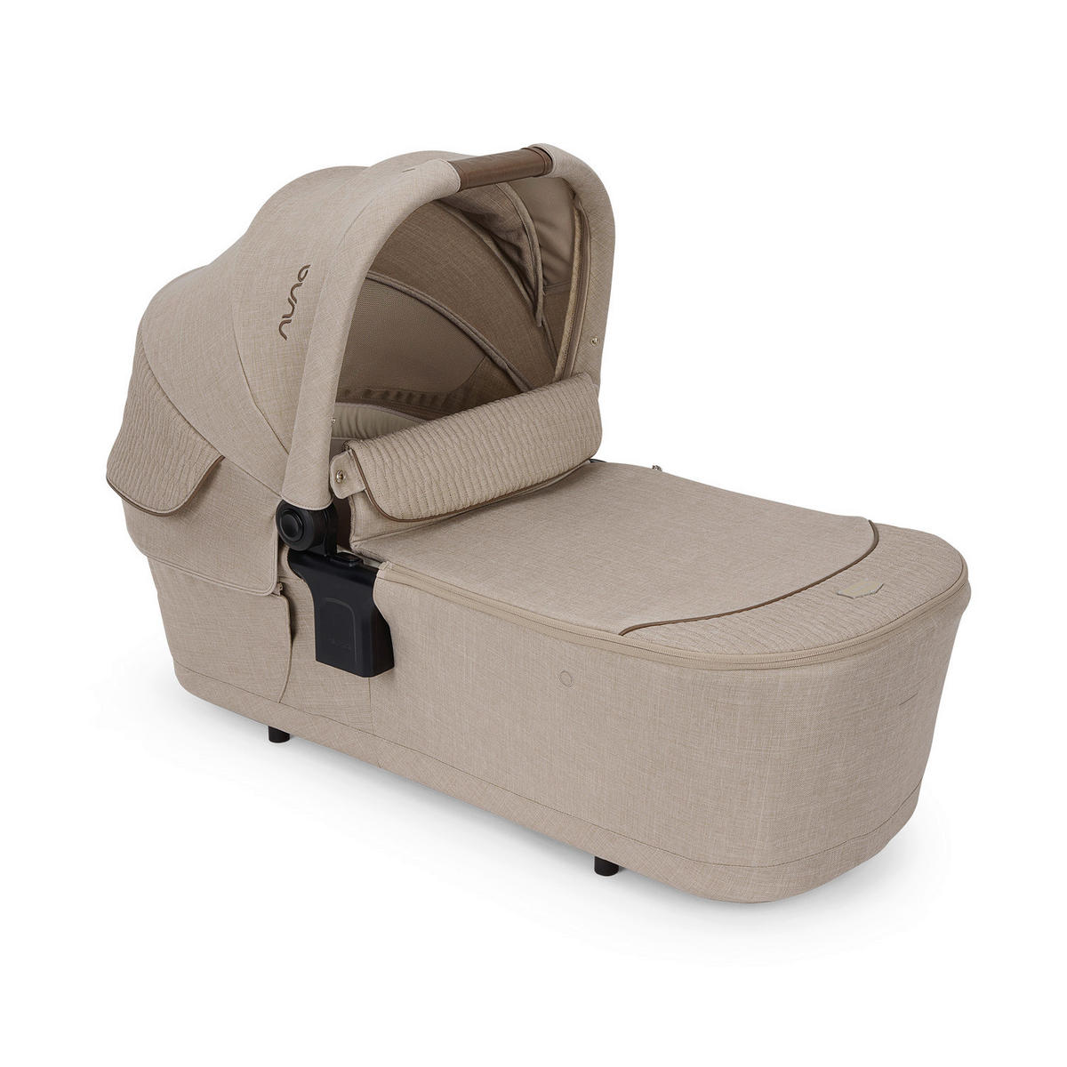 KINDERWAGENSET TRIV lx  - Sandfarben/Schwarz, Basics, Kunststoff/Metall (58/109/93,5cm) - Nuna