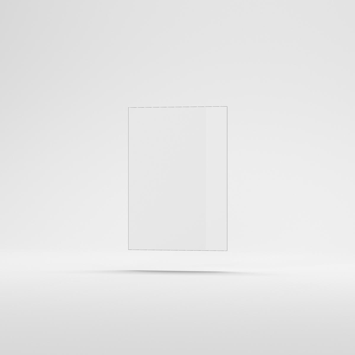 OLDALPANEL - magasfényű fehér, Basics, fa - Carryhome