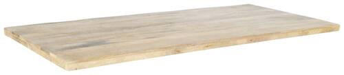 TISCHPLATTE Mangoholz massiv Braun  - Braun, MODERN, Holz (240/100/5,5cm) - Boxxx