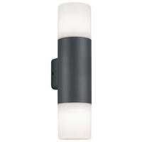 AUßENWANDLEUCHTE 8,5/33 cm  - Anthrazit/Weiß, Basics, Kunststoff/Metall (8,5/33cm) - Trio Leuchten