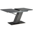 ECKBANKGRUPPE Webstoff, Mikrofaser Grau, Schwarz, Hellgrau  - Hellgrau/Schwarz, KONVENTIONELL, Textil (205/155cm) - Cantus