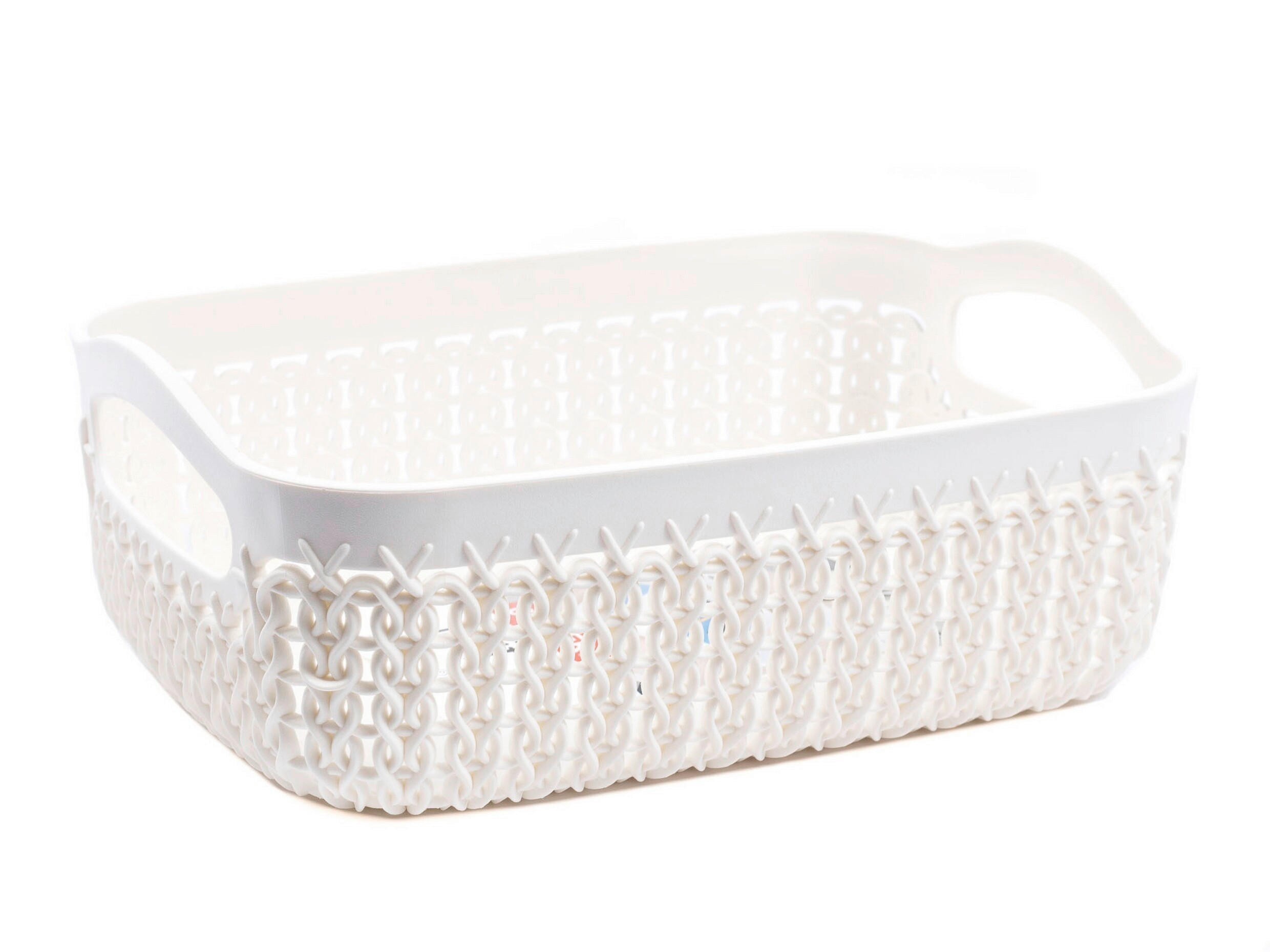 TÁROLÓDOBOZ 19.4/13.6/7.4 cm  - krémszínű, Basics, műanyag (19.4/13.6/7.4cm)