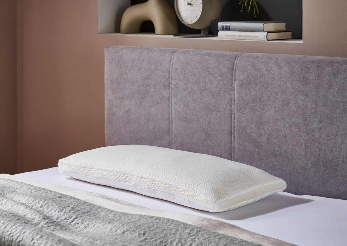 KOPFPOLSTER   - Weiß, Basics, Textil (80/12/40cm) - Boxxx