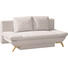 SCHLAFSOFA in Textil Beige - Beige/Buchefarben, KONVENTIONELL, Holz/Textil (198/90/91cm) - Novel SCHLAFSOFA in Textil Beige - Beige/Buchefarben, KONVENTIONELL, Holz/Textil (198/90/91cm) - Novel