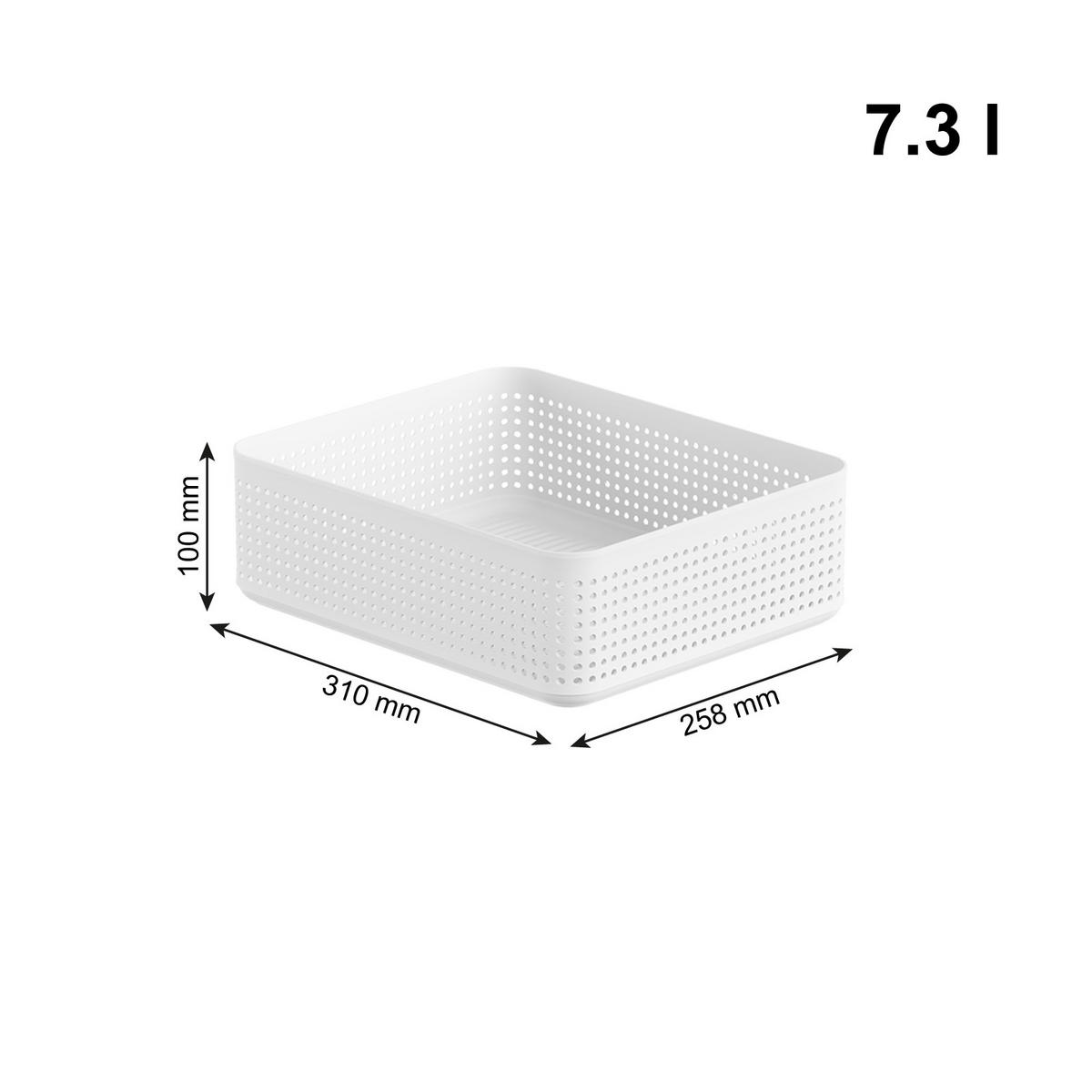 ORGANIZER     - Weiß, Basics, Kunststoff (25,8/10/31,0cm) - Rotho
