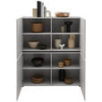 HIGHBOARD , 115/135/40 cm,  - Kaschmir/Schwarz, Design, Holzwerkstoff/Kunststoff (115/135/40cm) - Voleo