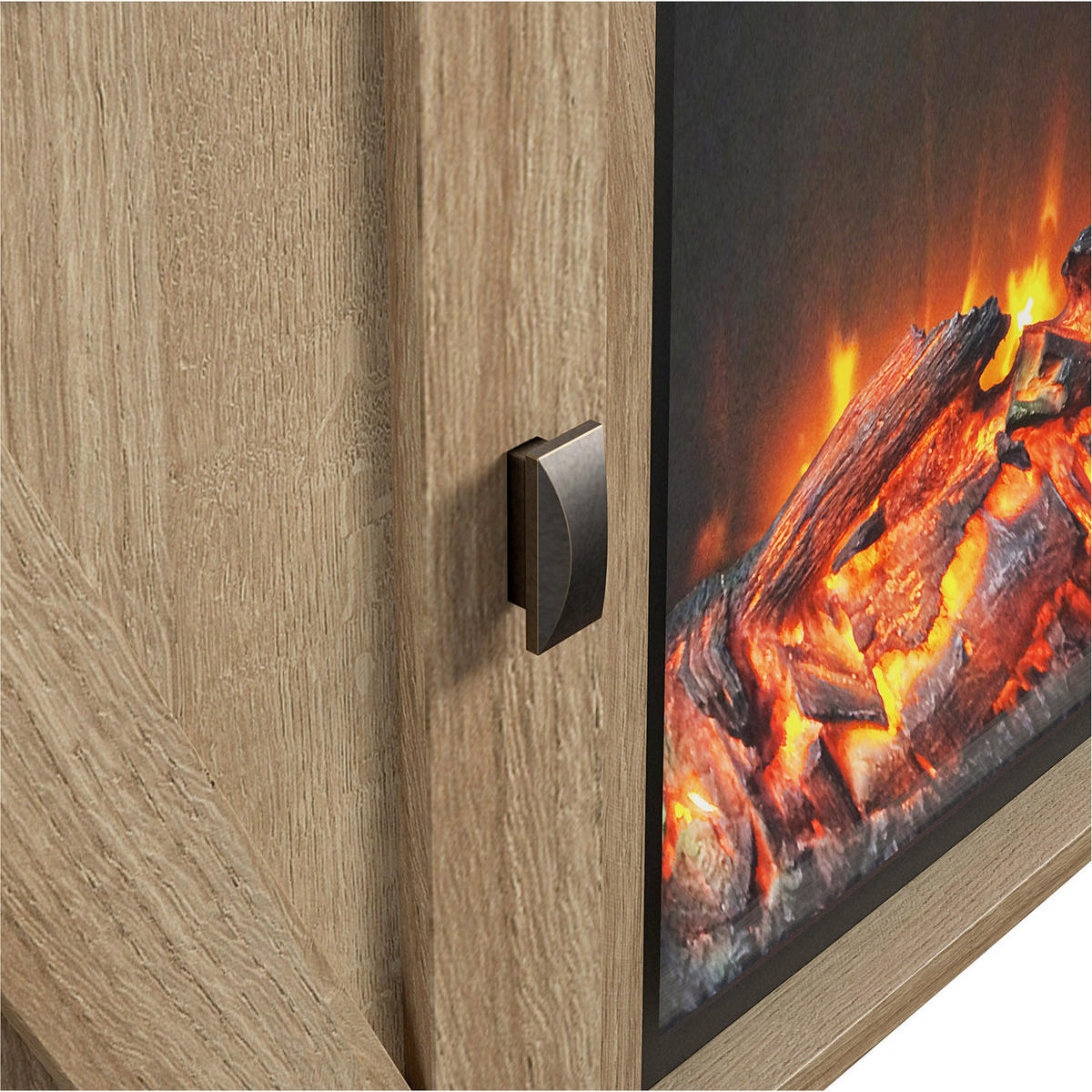 LOWBOARD Franklin  in 151/75/40 cm  - Eichefarben/Braun, Design, Holzwerkstoff/Metall (151/75/40cm) - MID.YOU