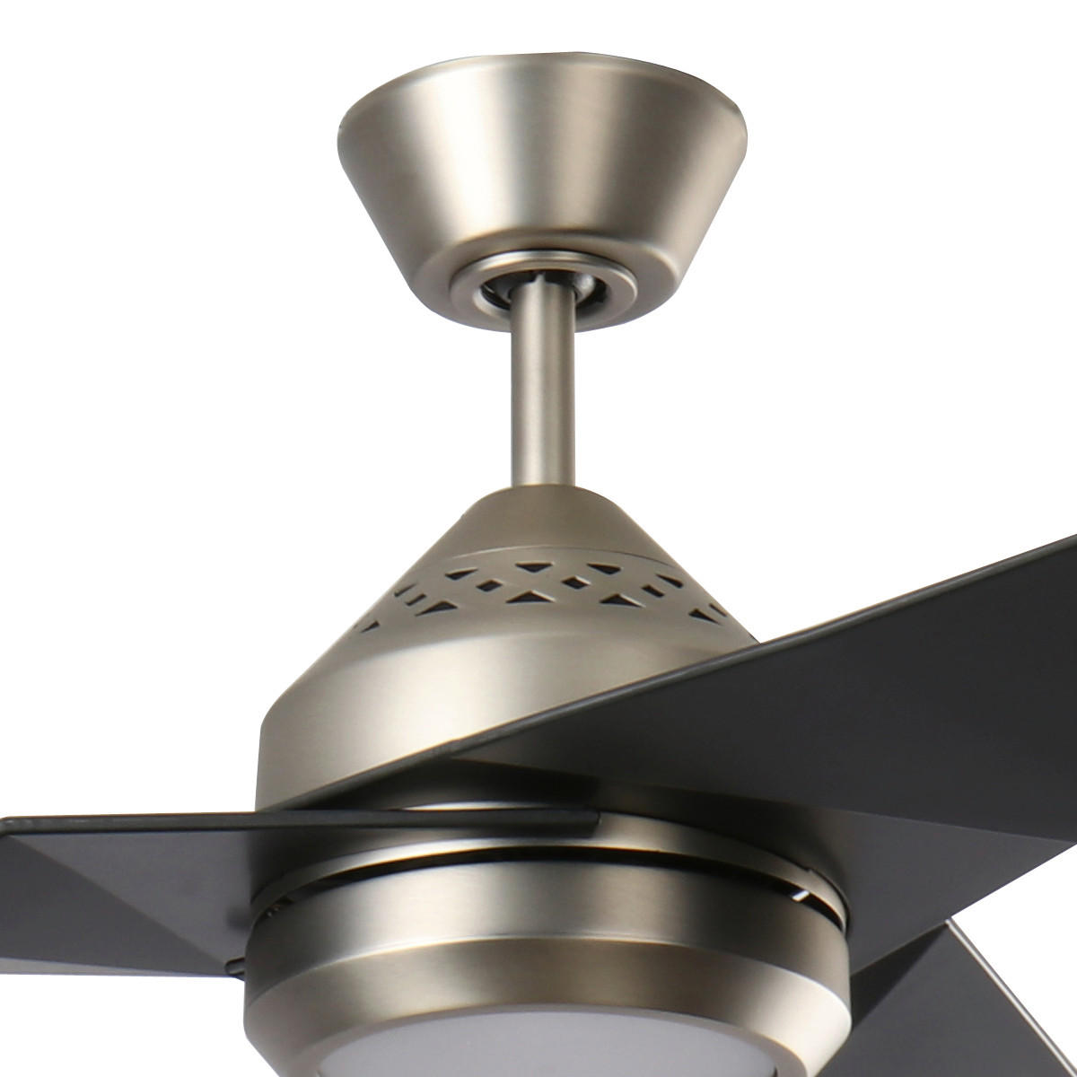 DECKENVENTILATOR  152/35 cm    - Goldfarben/Schwarz, Design, Kunststoff/Metall (152/35cm) - Elstead Lighting