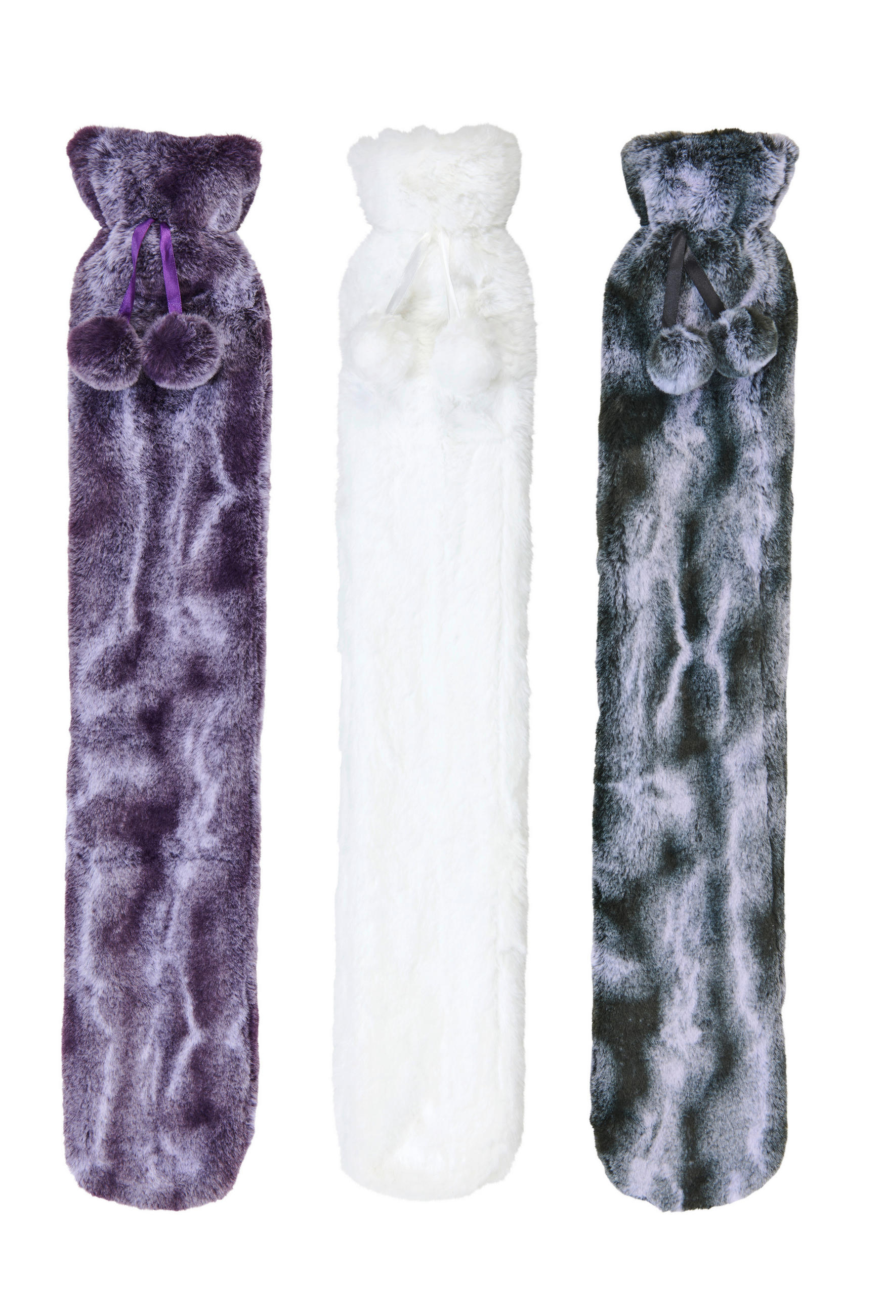 OHŘÍVACÍ LÁHEV, polyester, 13/75 cm - bílá/černá, Lifestyle, textil/přírodní materiály (13/75cm) - X-Mas