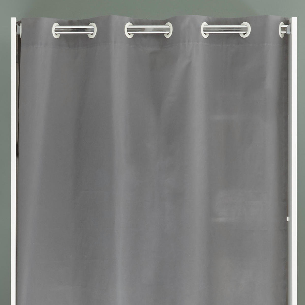 OFFENER KLEIDERSCHRANK 100/180/50 cm  in Grau, Weiß  - Weiß/Grau, Basics, Karton/Holzwerkstoff (100/180/50cm) - MID.YOU