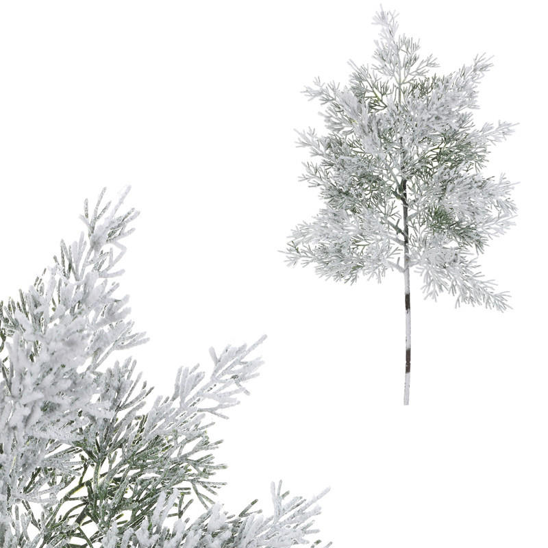 UMĚLÁ KVĚTINA 44 cm - bílá, Basics, plast (44cm)