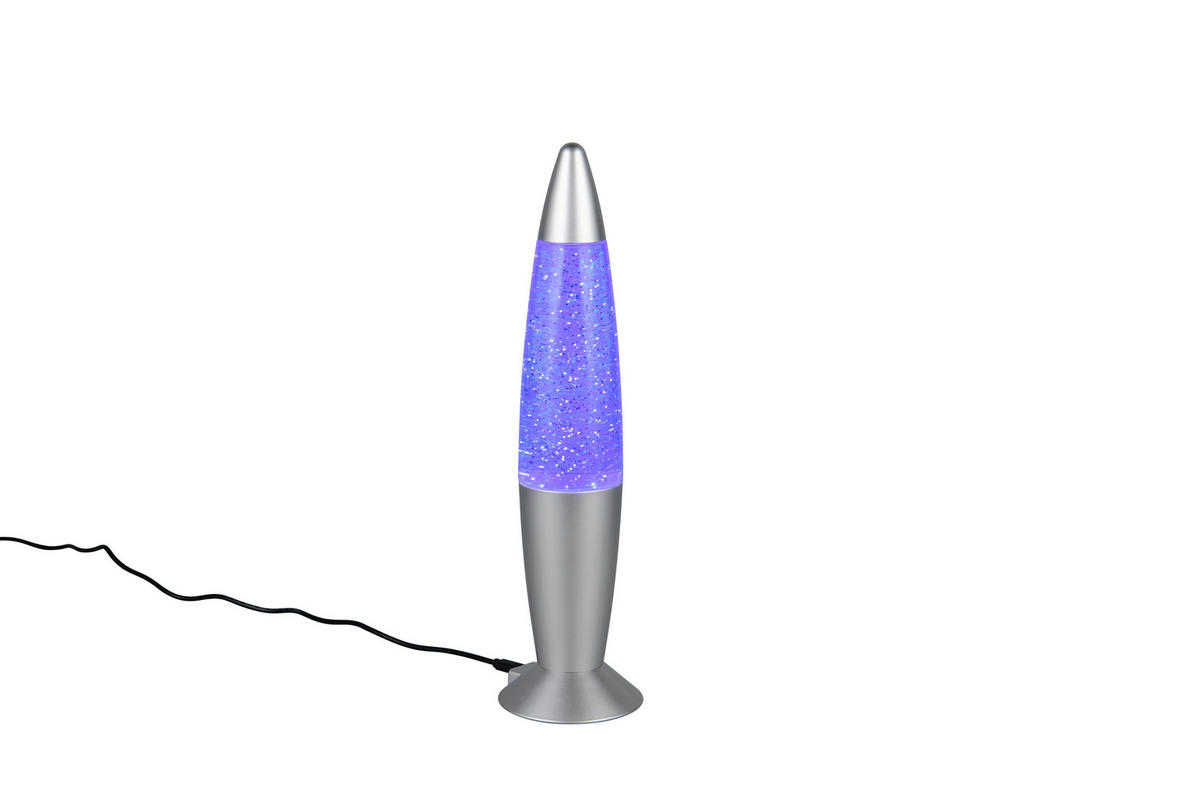 LED-TISCHLEUCHTE Fame 9/34,5 cm  - Transparent/Titanfarben, LIFESTYLE, Kunststoff (9/34,5cm)