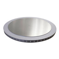 LED-DECKENLEUCHTE Moon 50/5,1 cm   - Nickelfarben, Basics, Metall (50/5,1cm)