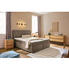 BOXSPRINGBETT 180/200 cm  in Hellbraun  - Hellbraun/Schwarz, Design, Kunststoff/Textil (180/200cm) - Xora