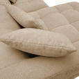 ECKSOFA in Flachgewebe Schlammfarben  170/280 cm  - Schlammfarben/Schwarz, KONVENTIONELL, Kunststoff/Textil (170/280cm) - Carryhome