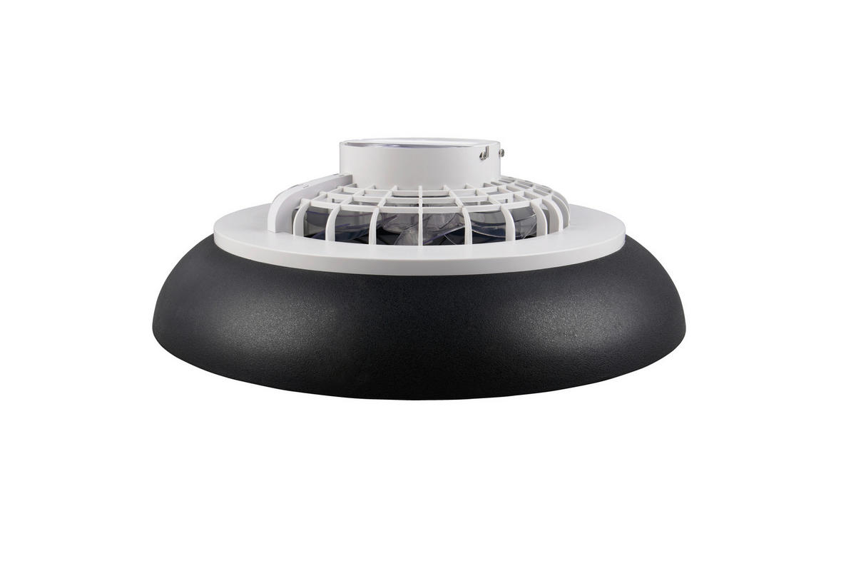DECKENVENTILATOR - Klar/Schwarz, Design, Kunststoff (60/19.5cm) - Trio Leuchten