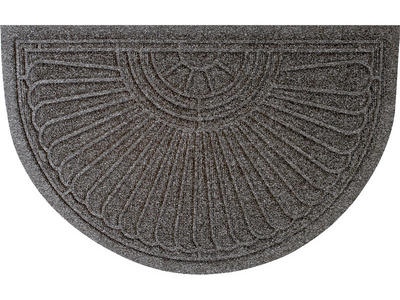 wash+dry FUßMATTE Halfmoon Dark Grey Grau 55x85 cm