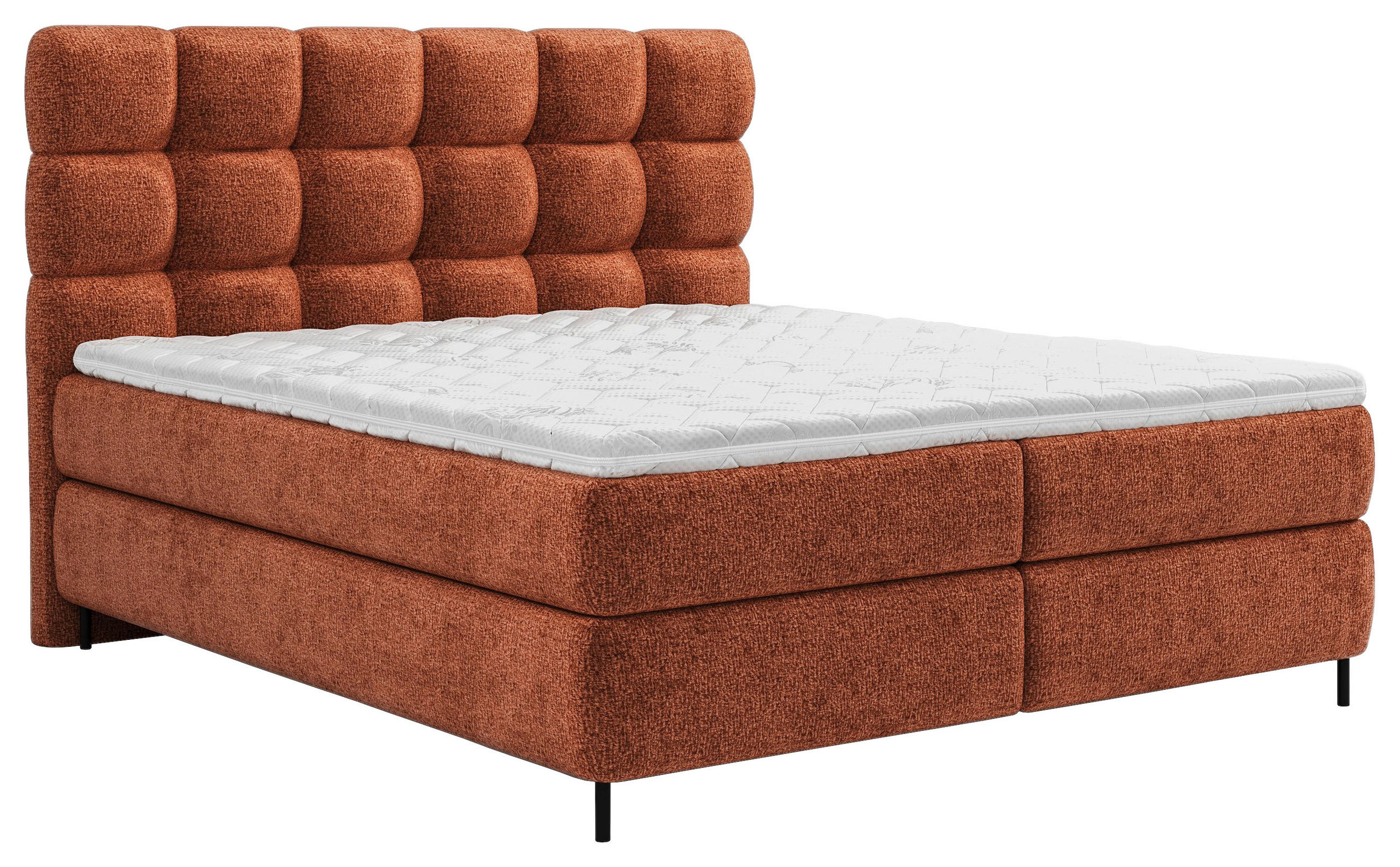 Esposa POSTEL BOXSPRING, 180/200 cm, rezavá