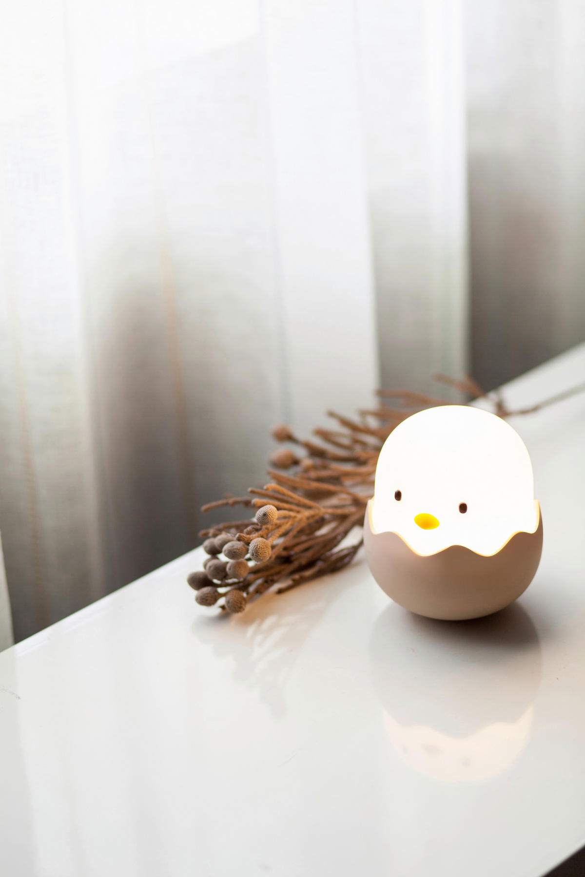 KINDER-NACHTLICHT Eggy 15/9/15 cm   - Multicolor, Trend, Kunststoff (15/9/15cm)