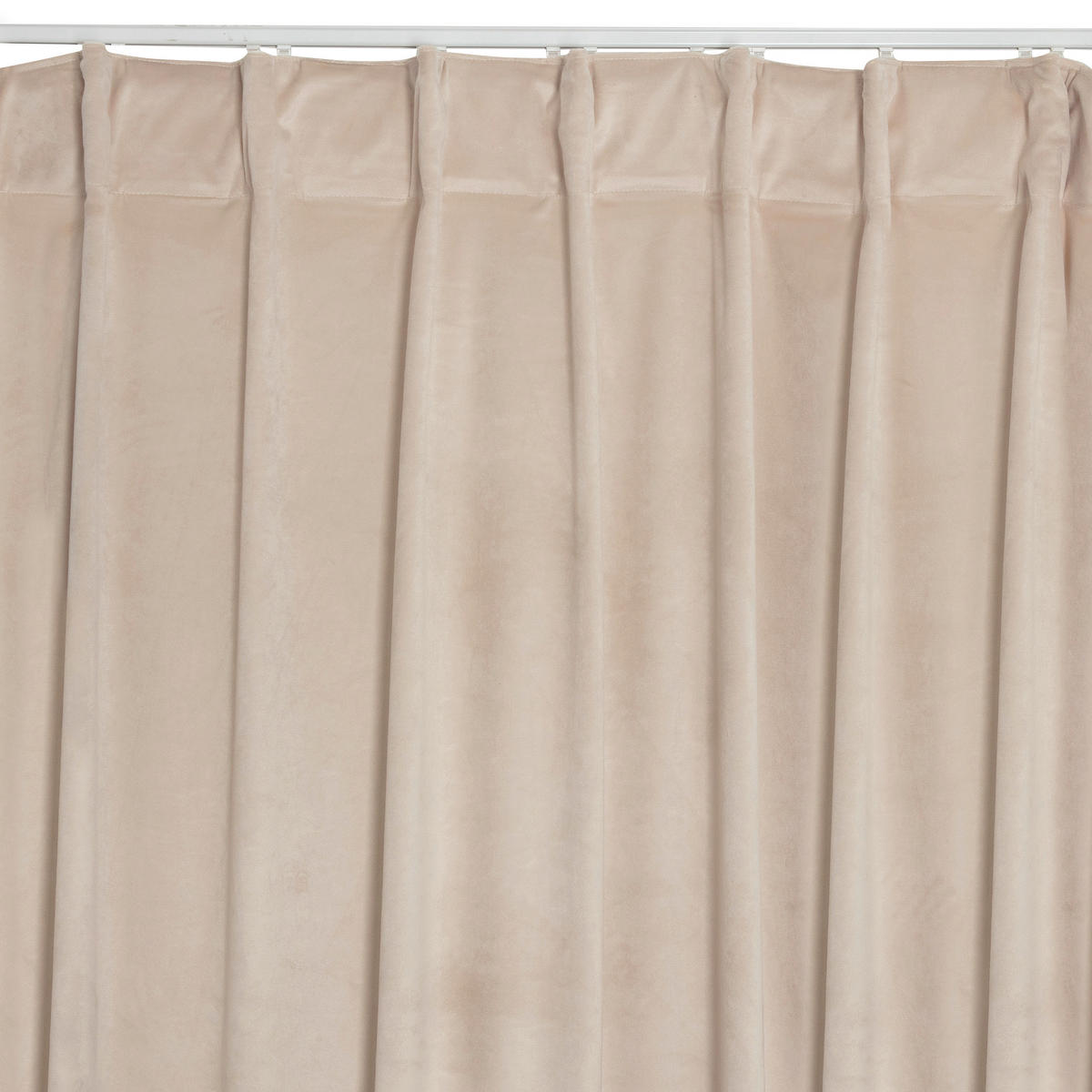 FERTIGVORHANG blickdicht  - Beige, Basics, Textil (135/280cm)