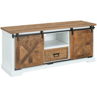 LOWBOARD 150/63/45 cm  - Schwarz/Naturfarben, LIFESTYLE, Holz/Holzwerkstoff (150/63/45cm) - MID.YOU