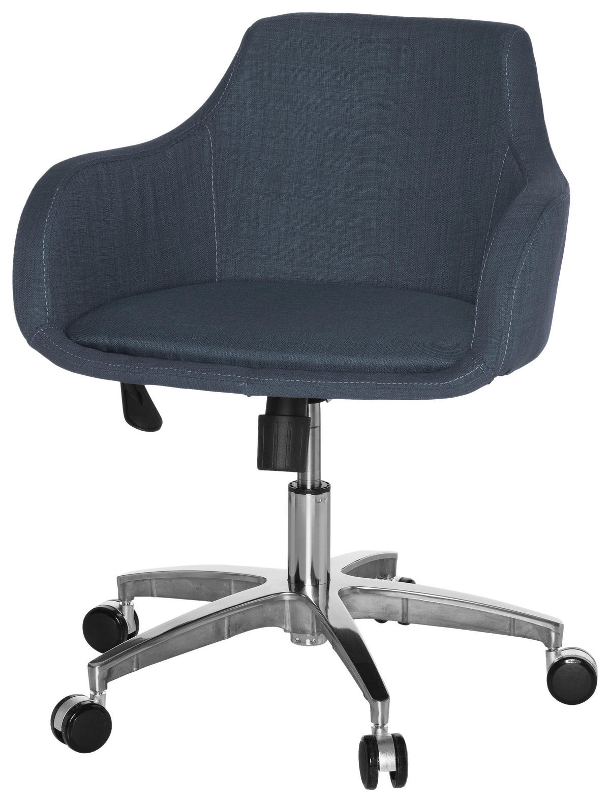 DREHSTUHL Flachgewebe Dunkelgrau  - Dunkelgrau, MODERN, Kunststoff/Textil (55/86/41cm) - MID.YOU