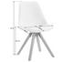 STUHL Lederlook Eiche massiv Eichefarben, Grau - Eichefarben/Grau, Design, Holz/Kunststoff (48/82/56cm) - Carryhome