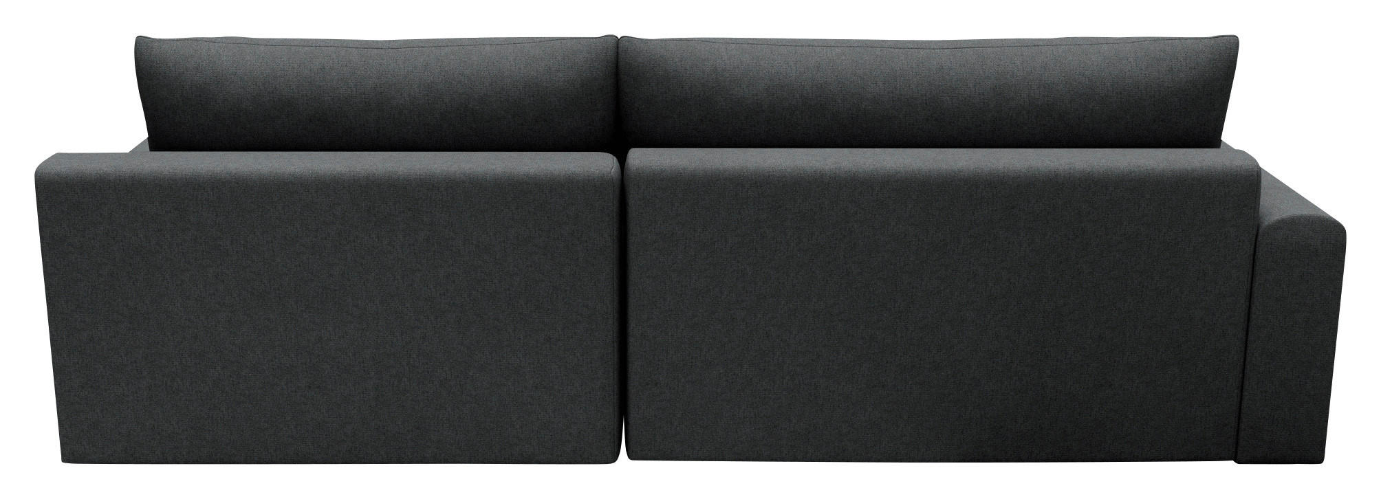 Thumbnail - Trendmanufaktur Eckschlafsofa Prag, Graphit, Textil, 4-Sitzer, Füllung: Schaumstoff, 253x167 cm, Made in Europe, Schlafe...