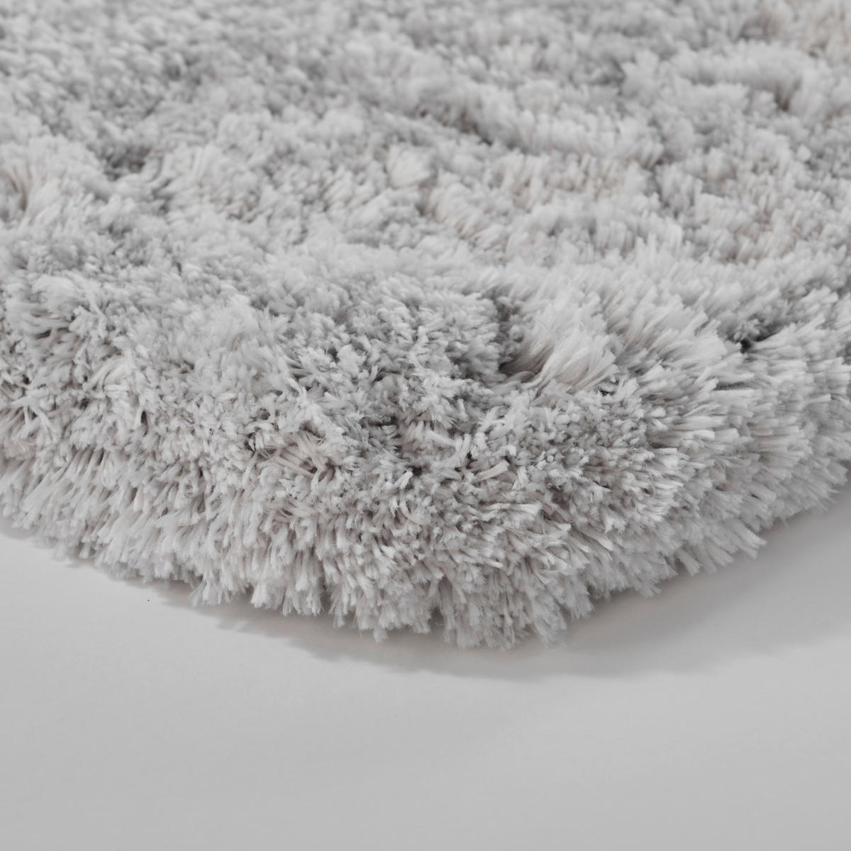 HOCHFLORTEPPICH 60/110 cm Silberfarben  - Silberfarben, KONVENTIONELL, Kunststoff/Textil (60/110cm) - Boxxx