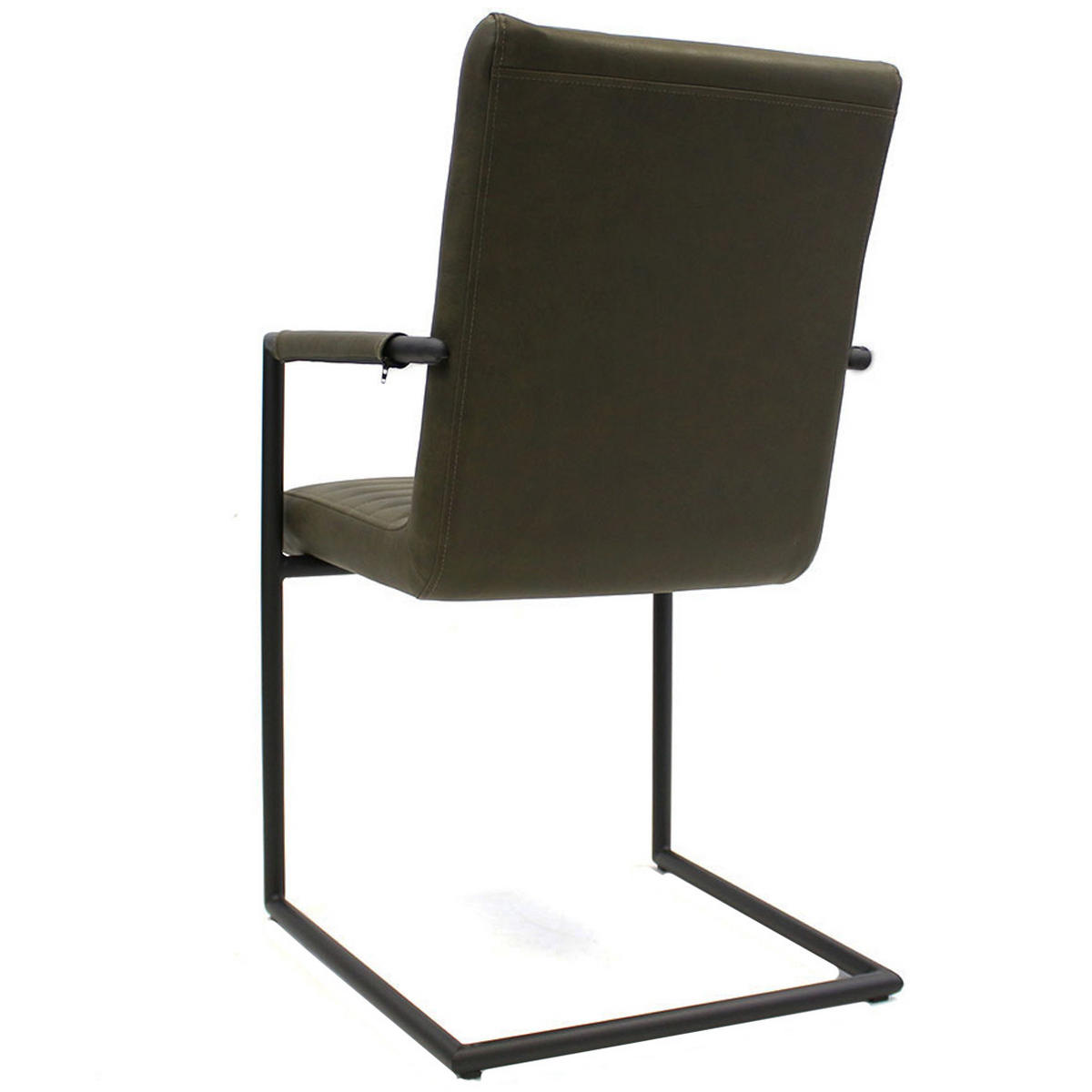 SADA STOLIČIEK S PODRÚČKAMI 2 kus - čierna/zelená, Lifestyle, kov/textil (54/97/57cm) - MID.YOU
