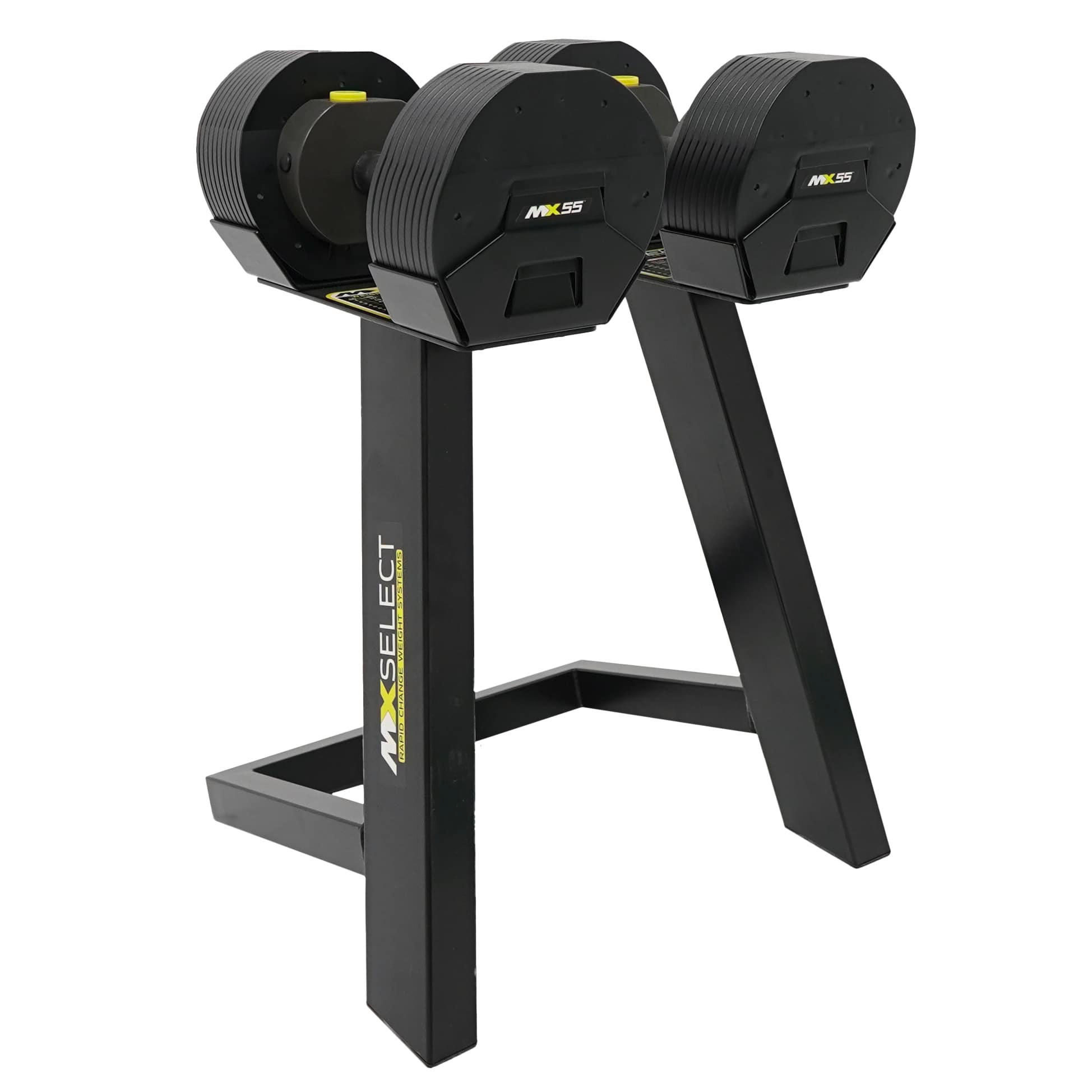 KOMPAKTHANTEL MX Select MX55 1 Stk. verstellbare Kurzhantel  - Schwarz, KONVENTIONELL, Kunststoff/Metall (40,2/29,2/21cm)