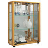 VITRINE in Buchefarben  - Buchefarben, Modern, Glas/Holzwerkstoff (60/80/25cm) - MID.YOU