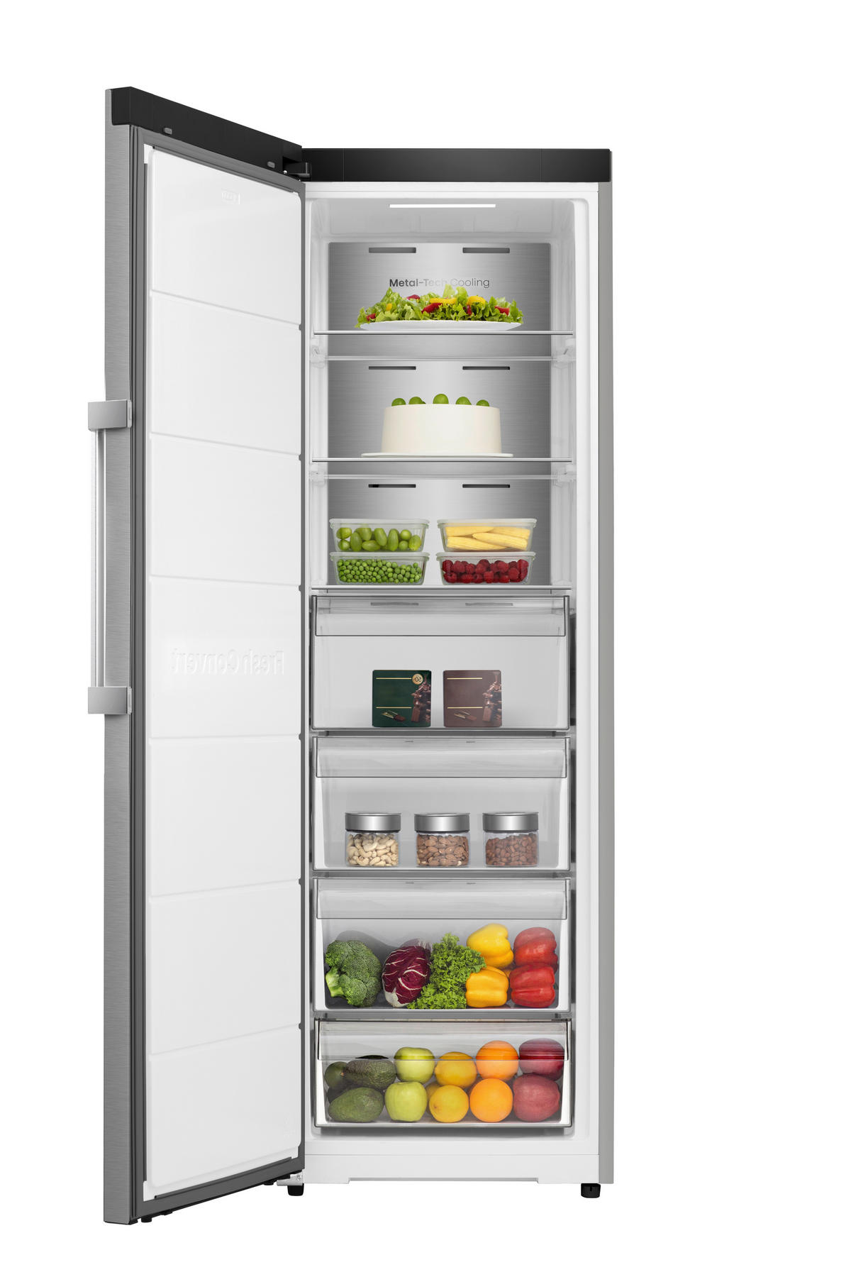 GEFRIERSCHRANK FT3K310SAIE1  - Edelstahlfarben, Trend (59,5/185,6/60cm) - Hisense