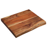 SERVIERBRETT Holz Akazie  - Akaziefarben, Basics, Holz (48/40/4cm) - Kesper